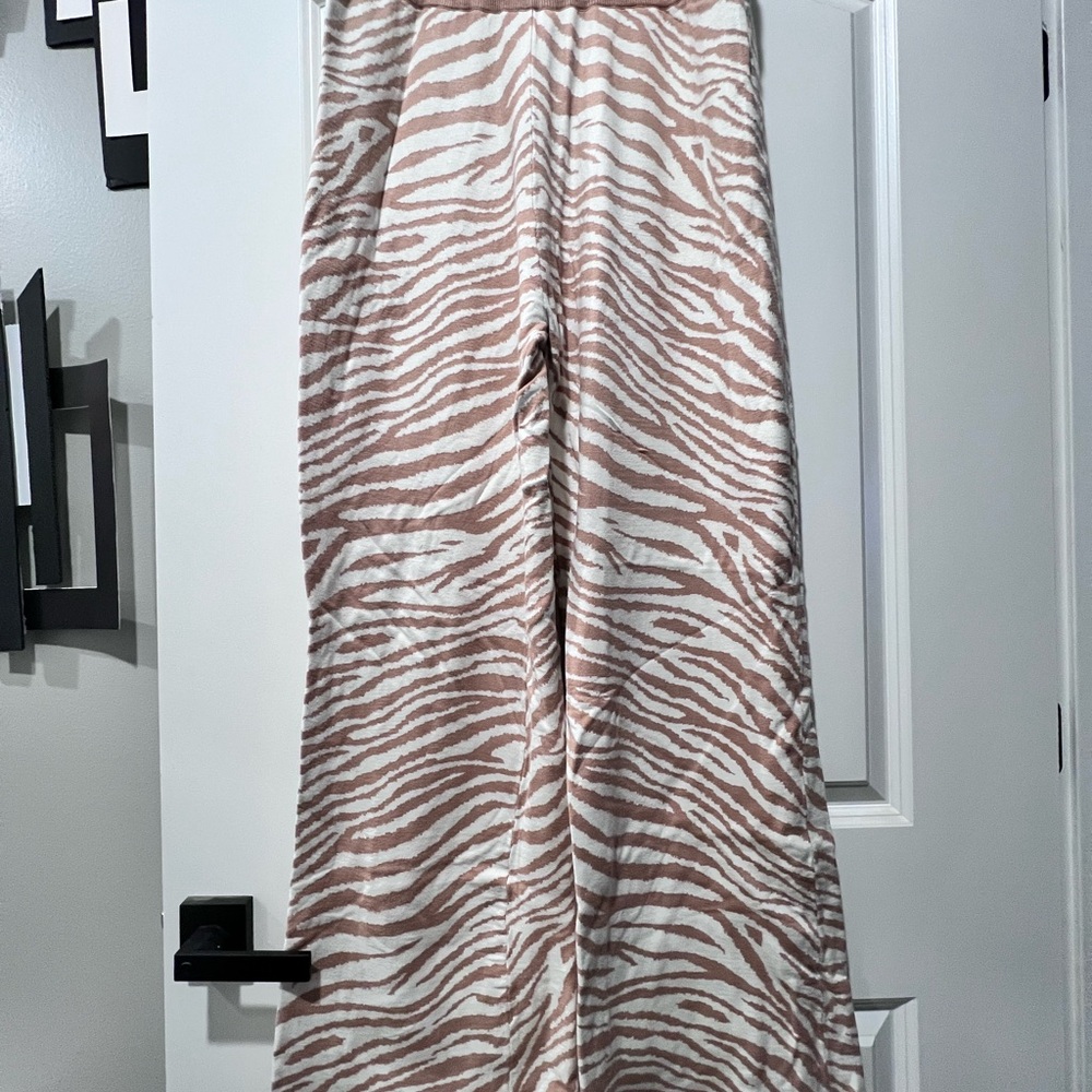 Sofia Vergara knit sweater set wide leg pants hoodie top - Picture 4 of 10